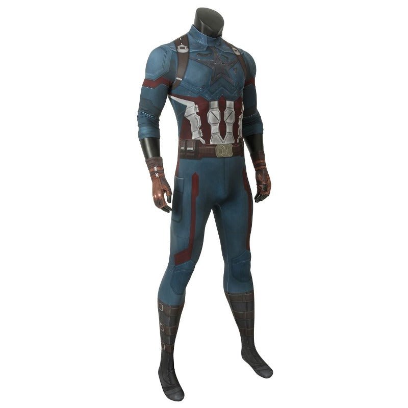 Astricos Avengers Infinity War Captain America Cosplay Jumpsuit Costume - Astricos