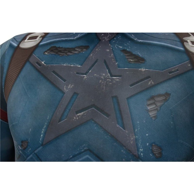 Astricos Avengers Infinity War Captain America Cosplay Jumpsuit Costume - Astricos