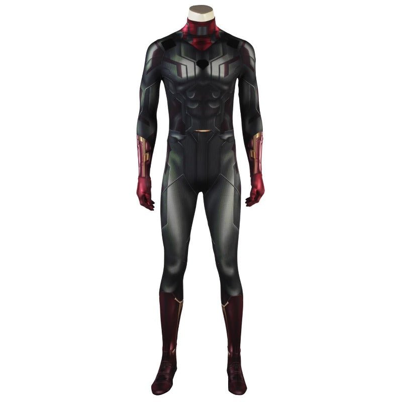 Astricos Vision Cosplay Costume - 3D Printed Jumpsuit with Cloak for Marvel Fans - Astricos