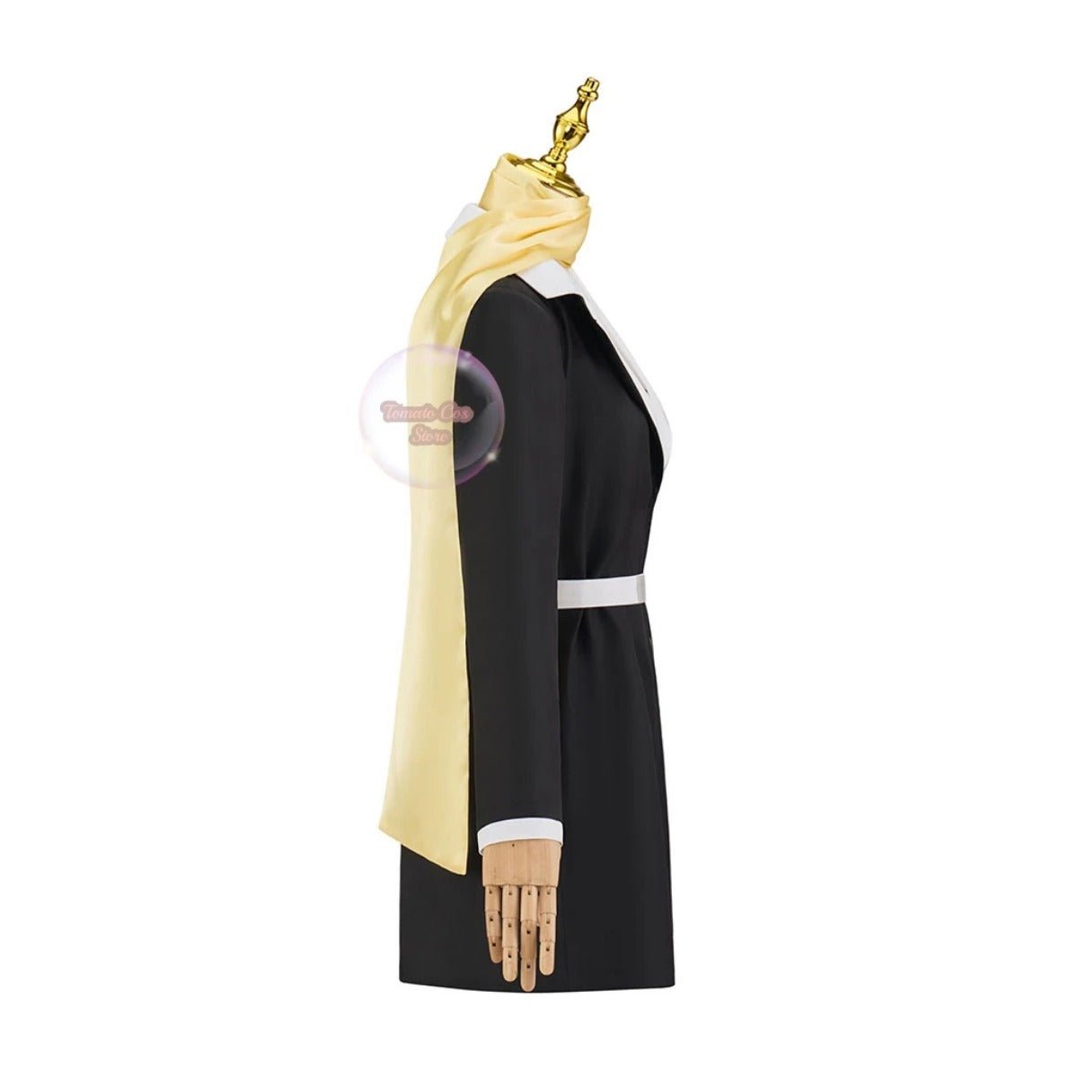 Astricos Mia Fey Cosplay Ace Attorney Game Black Dress Women Lawyer Uniform Halloween Roleplay - Astricos