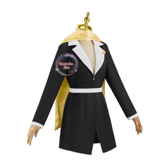 Astricos Mia Fey Cosplay Ace Attorney Game Black Dress Women Lawyer Uniform Halloween Roleplay - Astricos