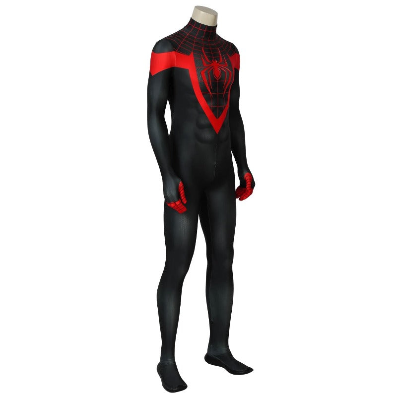 Astricos Miles Morales Spider-Man 3D Spandex Cosplay Suit for Halloween - Astricos