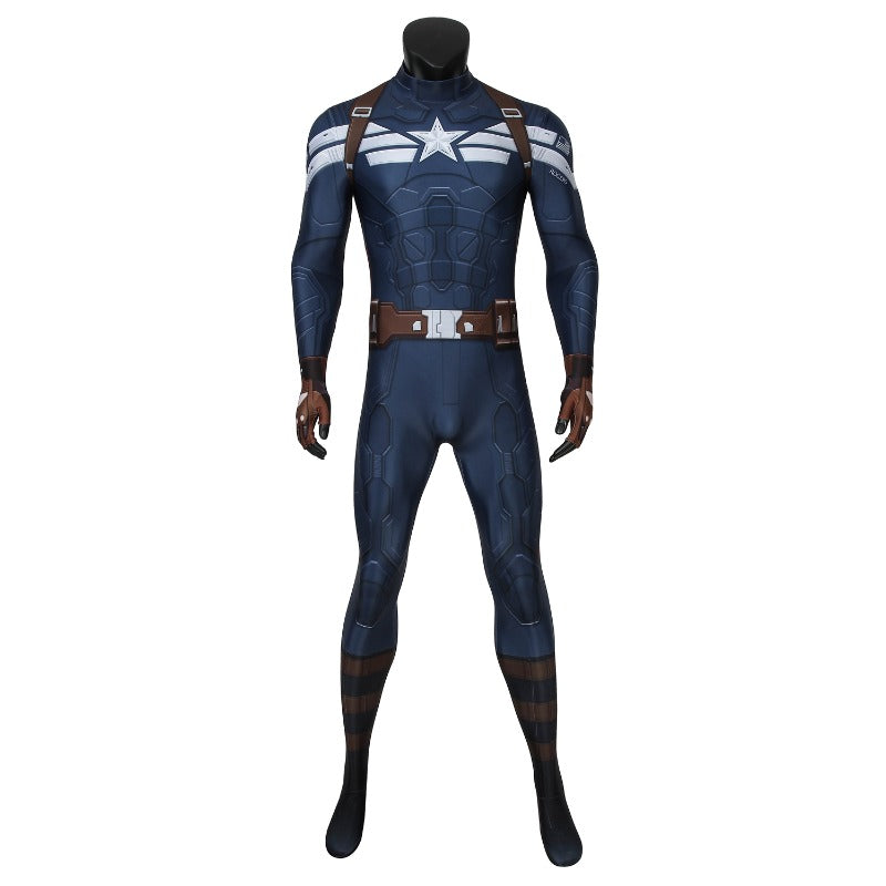 Astricos Captain America Winter Soldier Digital Printed Cosplay Costume for Enthusiasts & Events - Astricos