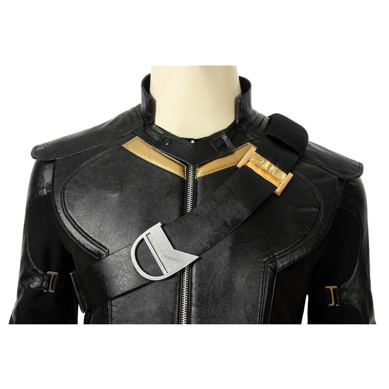 Astricos Hawkeye Endgame PU Leather Cosplay Costume - Authentic Marvel Avengers Hero Outfit - Astricos