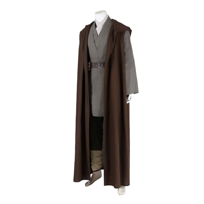 Astricos Obi-Wan Kenobi Cosplay Costume Full Set - Jedi Knight Outfit for Halloween & Carnival - Astricos