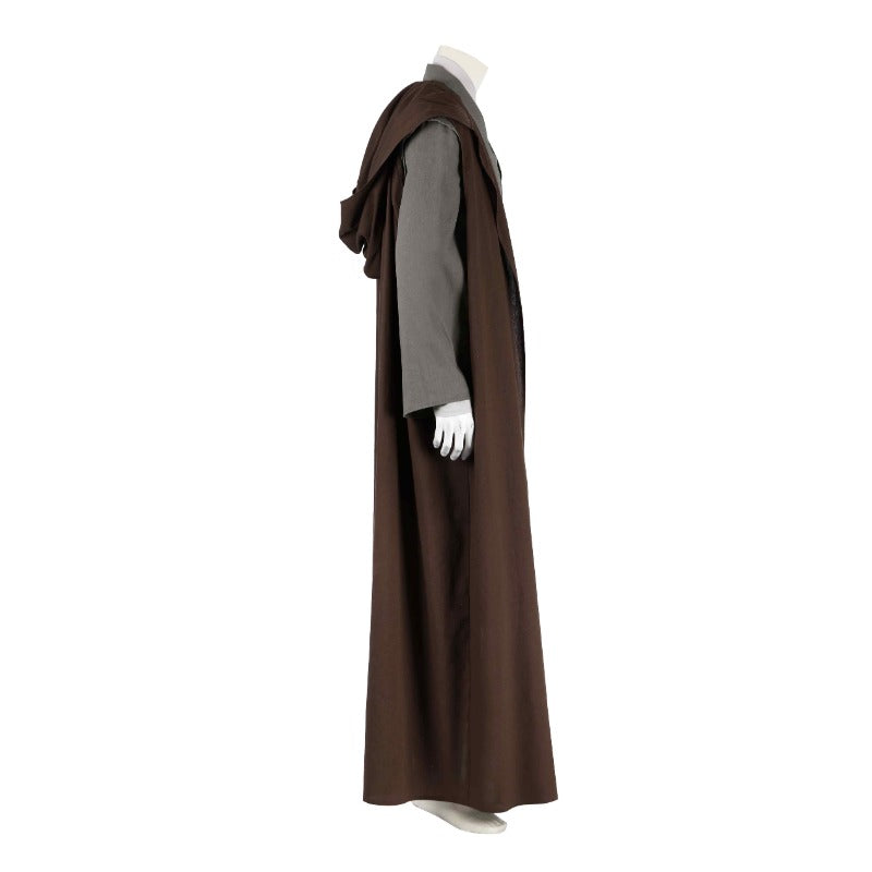 Astricos Obi-Wan Kenobi Cosplay Costume Full Set - Jedi Knight Outfit for Halloween & Carnival - Astricos