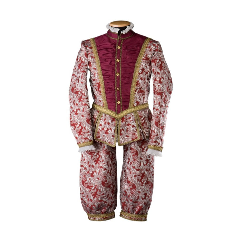 Astricos King Henry Tudor Costume - 18th Century Renaissance Noble Suit | Authentic Medieval Prince Outfit - Astricos