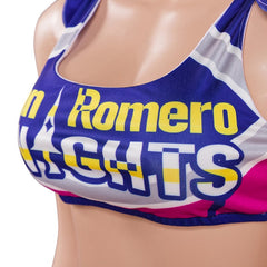 Astricos Juliet Starling Cosplay Costume - Lollipop Chainsaw Inspired Sexy Top and Skirt Set for Women - Astricos