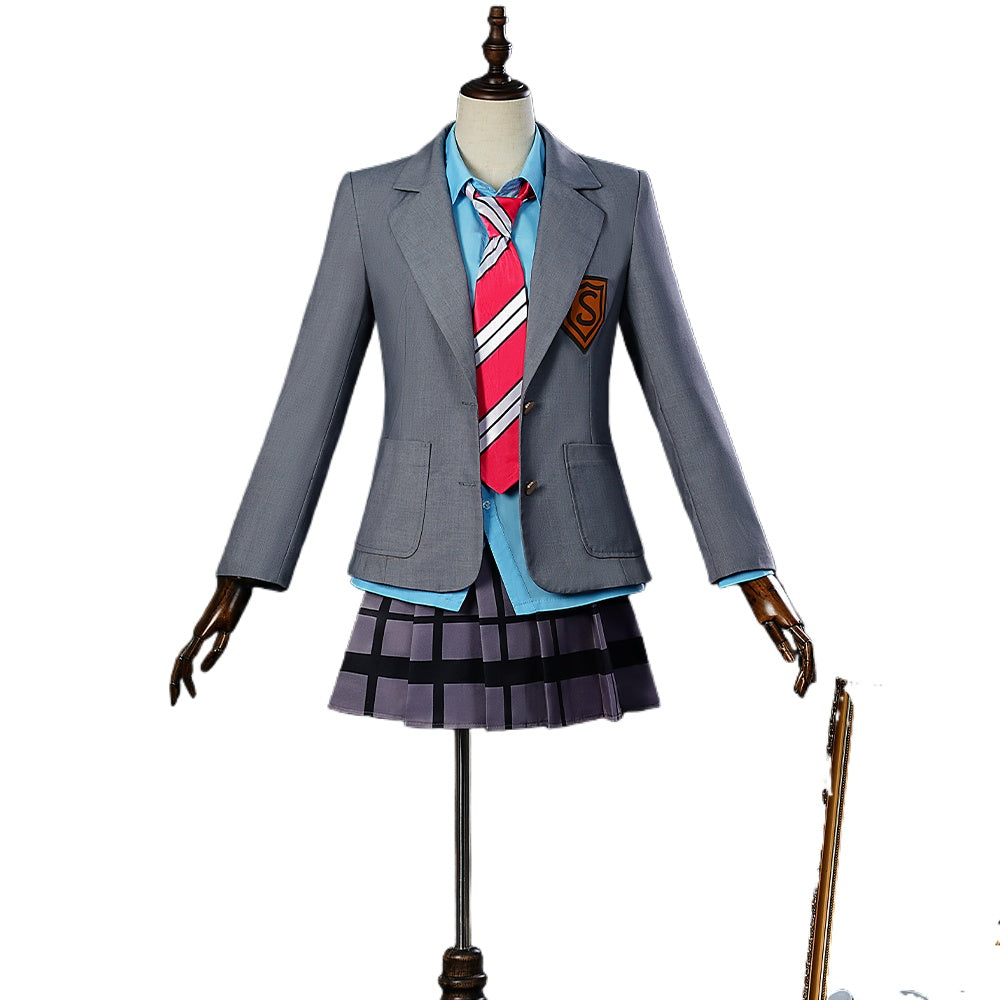 Astricos Kaori Miyazono Cosplay Costume - Vibrant Ensemble from 'Your Lie in April' - Astricos