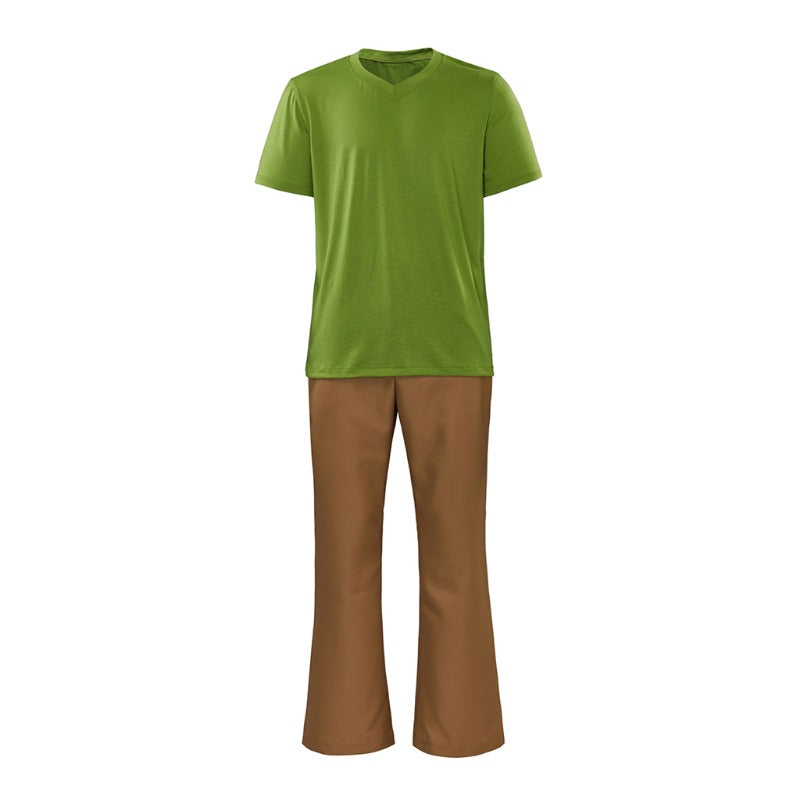 Astricos Shaggy Costume for Men – Premium Halloween Cosplay Outfit with Green Shirt & Pants - Astricos