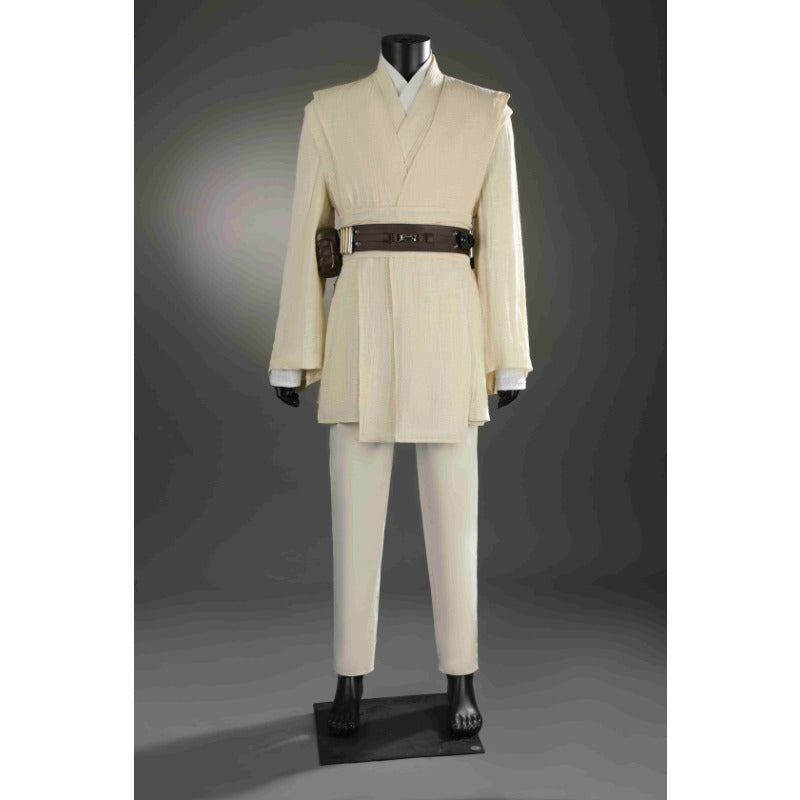 Astricos Obi-Wan Kenobi Cosplay Costume Full Set - Authentic Jedi Master Outfit for Halloween Parties - Astricos