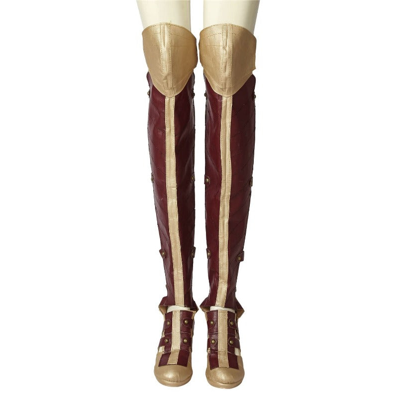 Astricos Diana Prince Cosplay Costume with Boots - Authentic Movie-Inspired Suit - Astricos