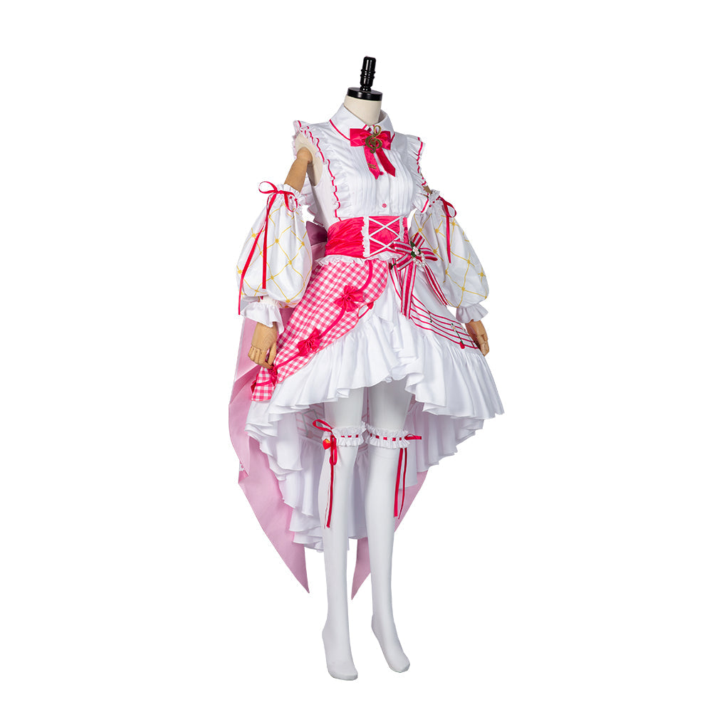 Astricos Exclusive: Hatsune Miku 15th Anniversary Strawberry Lolita Cosplay Dress - Astricos