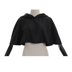 Astricos Black Hooded Cape - Versatile Mystic Garment for Cosplay and Occasions - Astricos