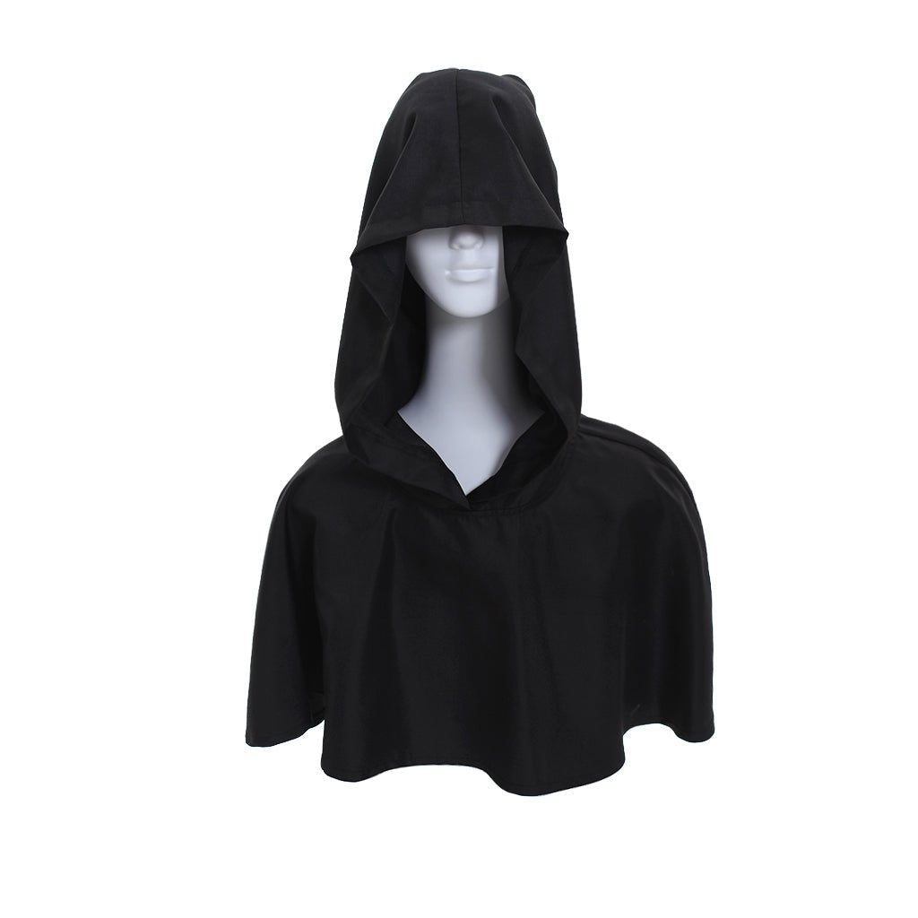 Astricos Black Hooded Cape - Versatile Mystic Garment for Cosplay and Occasions - Astricos