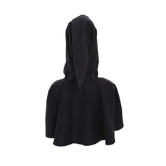 Astricos Black Hooded Cape - Versatile Mystic Garment for Cosplay and Occasions - Astricos