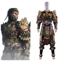 Astricos Wukong Cosplay Costume for Men | Black Myth Qitian Dasheng Hero Suit - Astricos