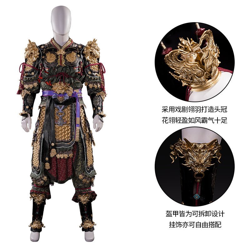 Astricos Wukong Cosplay Costume for Men | Black Myth Qitian Dasheng Hero Suit - Astricos