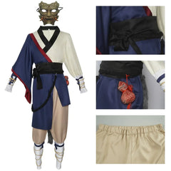 Astricos Wukong Cosplay Costume | The Destined One Masked Warrior Outfit for Halloween & Anime Events - Astricos