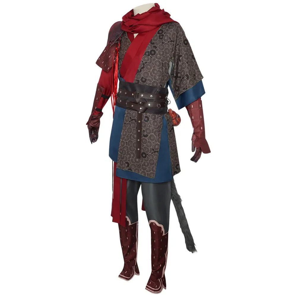 Astricos Wukong Cosplay Costume | The Destined One Masked Warrior Outfit for Halloween & Anime Events - Astricos