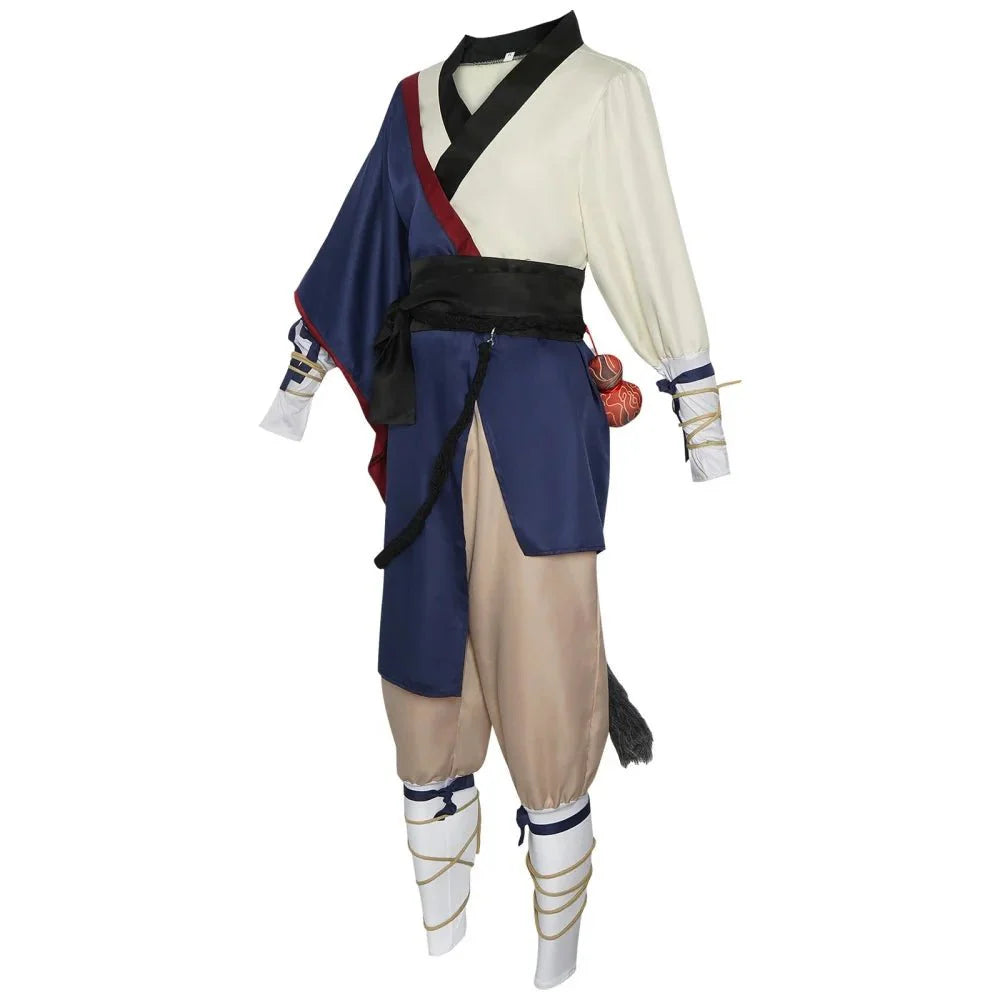 Astricos Wukong Cosplay Costume | The Destined One Masked Warrior Outfit for Halloween & Anime Events - Astricos