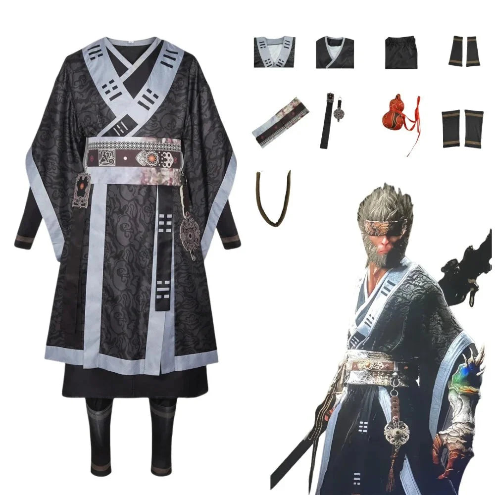 Astricos Wukong Yin-Yang Dharma Robe | 'The Destined One' Adult Anime Cosplay Costume - Astricos