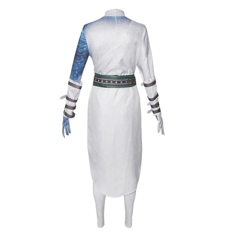 Astricos Wukong White-Clad Noble Cosplay Costume | Elegant White Robe for Men | Halloween Suit for Fans - Astricos