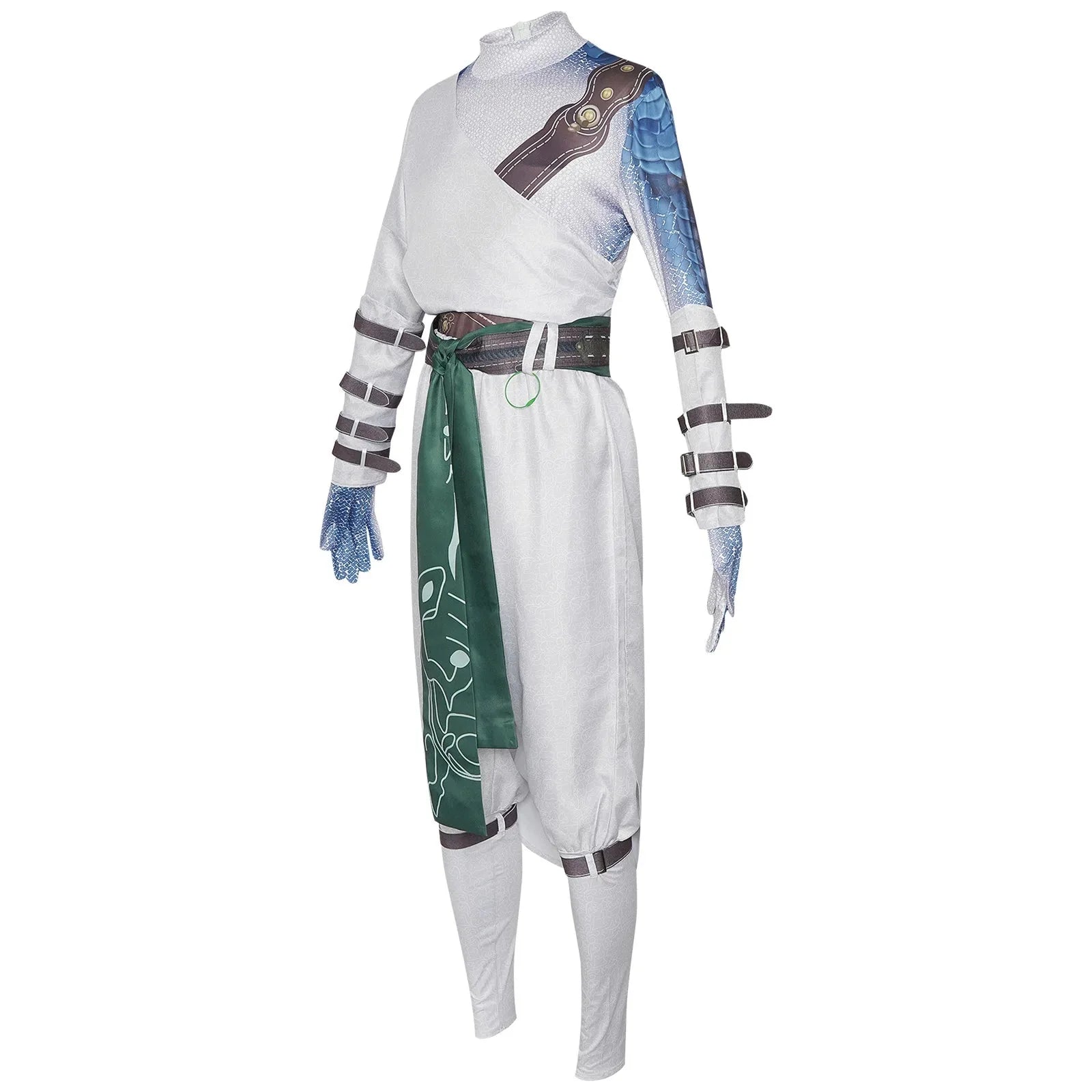 Astricos Wukong White-Clad Noble Cosplay Costume | Elegant White Robe for Men | Halloween Suit for Fans - Astricos