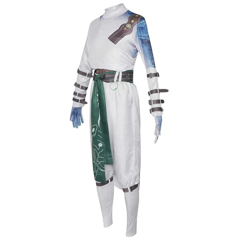 Astricos Wukong White-Clad Noble Cosplay Costume | Elegant White Robe for Men | Halloween Suit for Fans - Astricos