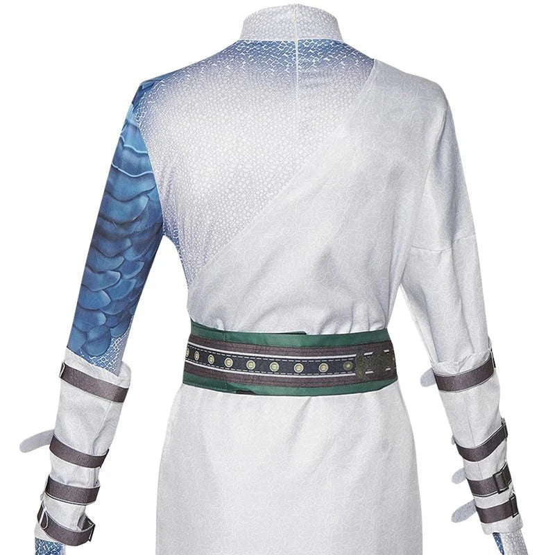 Astricos Wukong White-Clad Noble Cosplay Costume | Elegant White Robe for Men | Halloween Suit for Fans - Astricos