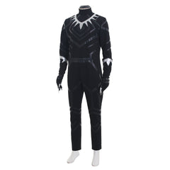 Astricos Black Panther Cosplay Costume Set for Men - Jumpsuit, Boots, Gloves, Mask - Astricos