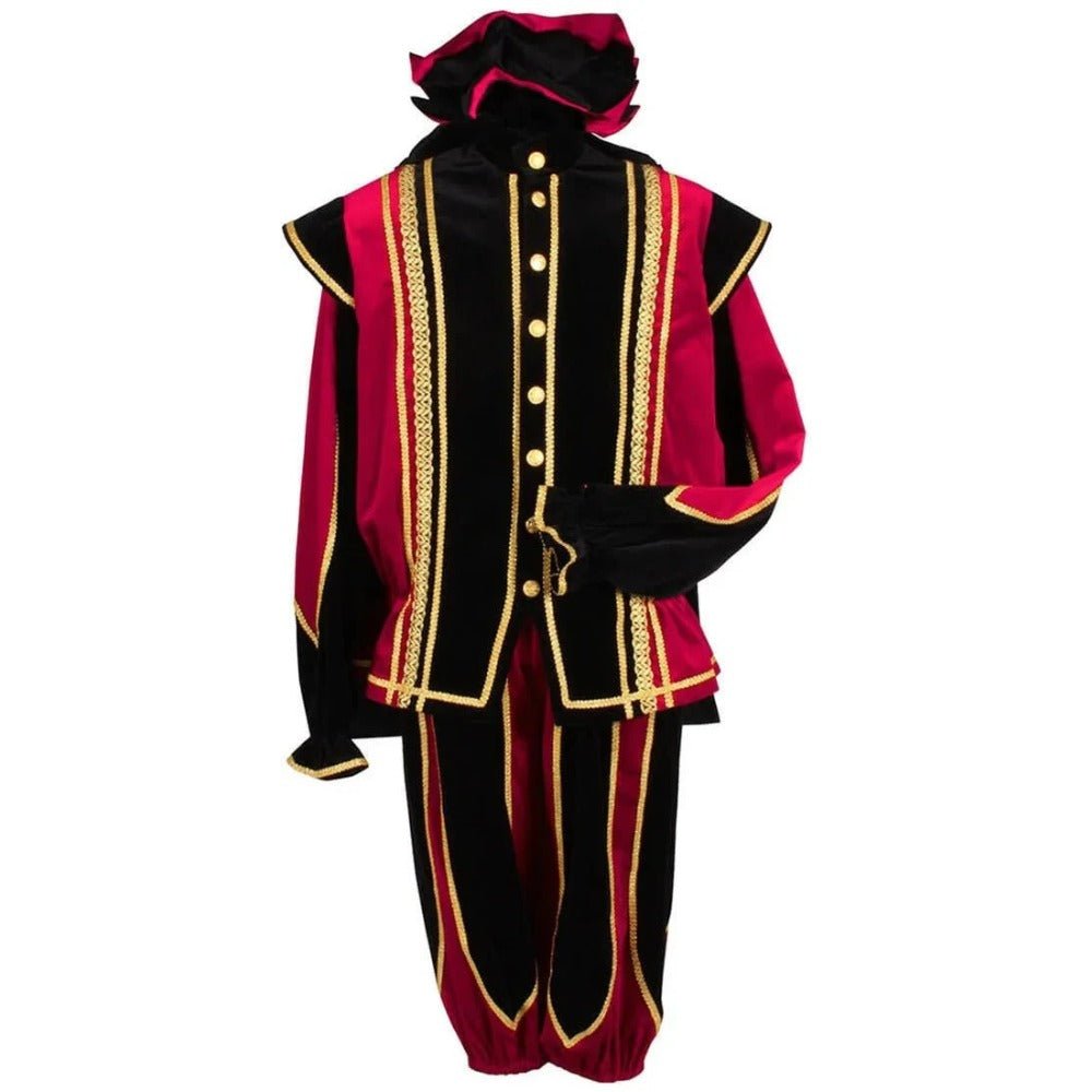 Astricos Black Peter Cosplay Costume for Men - Luxurious Tudor Velvet Holiday Outfit with Ball Gown - Astricos