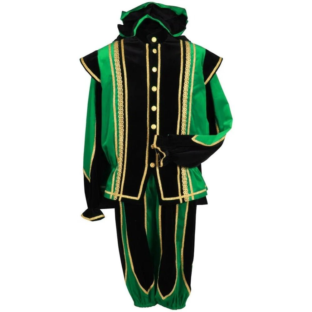 Astricos Black Peter Cosplay Costume for Men - Luxurious Tudor Velvet Holiday Outfit with Ball Gown - Astricos