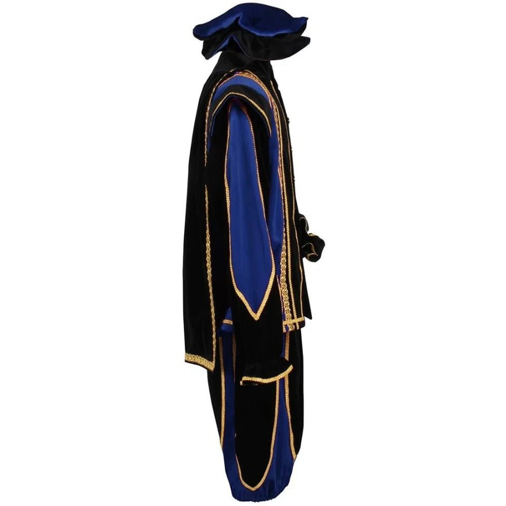 Astricos Black Peter Cosplay Costume for Men - Luxurious Tudor Velvet Holiday Outfit with Ball Gown - Astricos