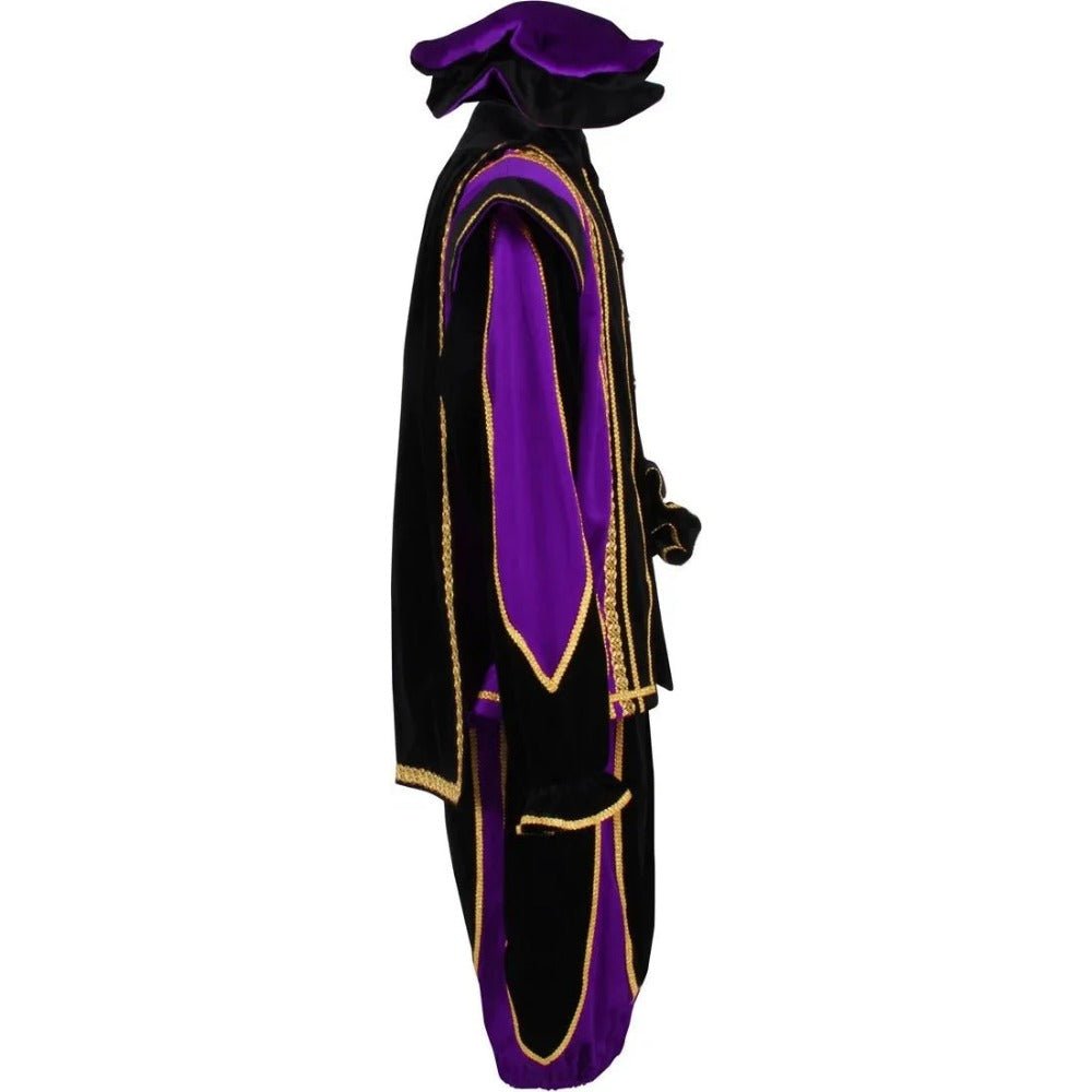 Astricos Black Peter Cosplay Costume for Men - Luxurious Tudor Velvet Holiday Outfit with Ball Gown - Astricos