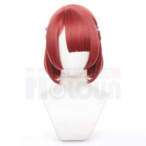 Astricos Blue Lock Anime Anri Teieri Cosplay Costume Wig Cheering Squad Skirt Uniform Stripe T-shirt - Astricos