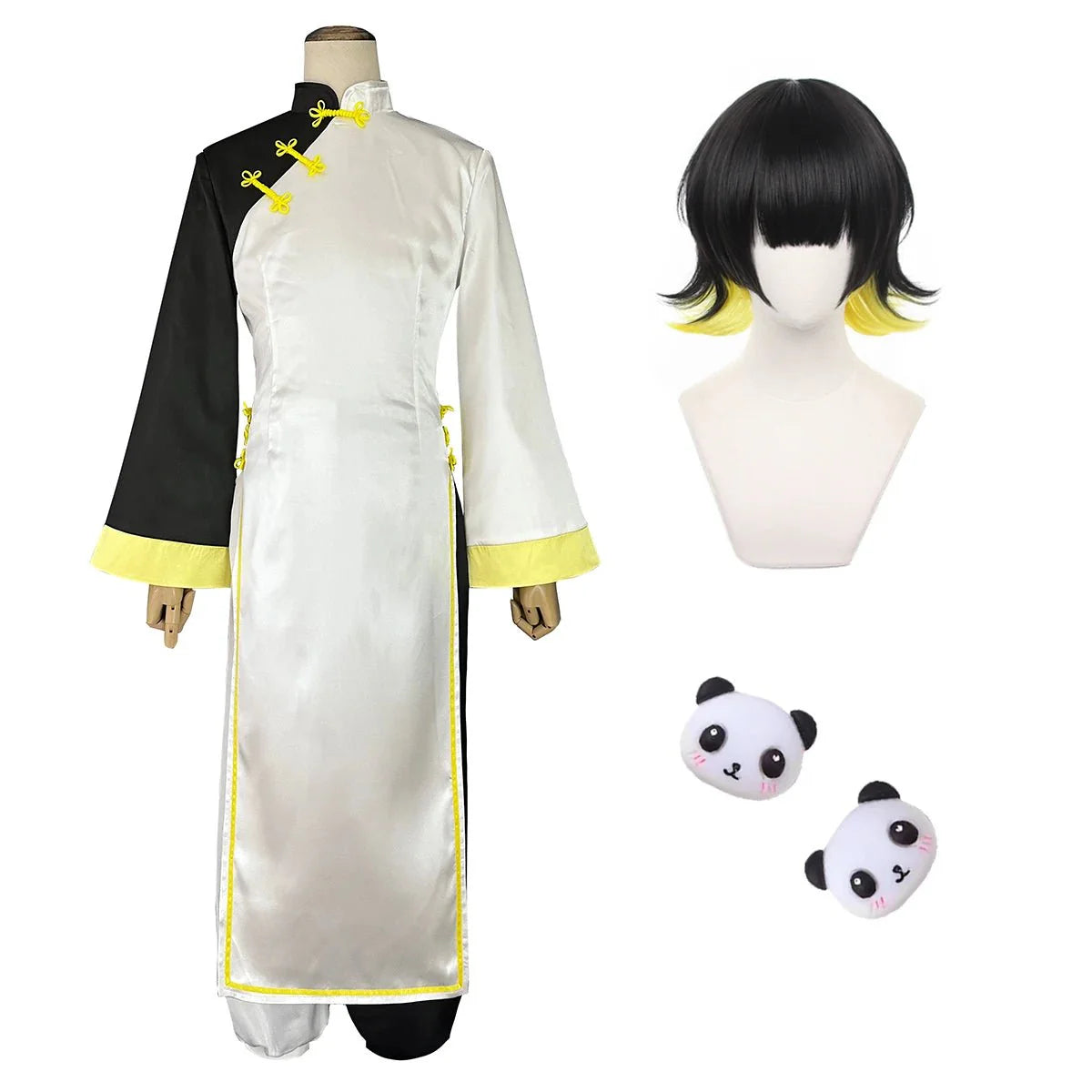 Astricos Bachira Blue Lock Anime Cosplay Costume with Kung Fu Suit and Synthetic Wig - Astricos