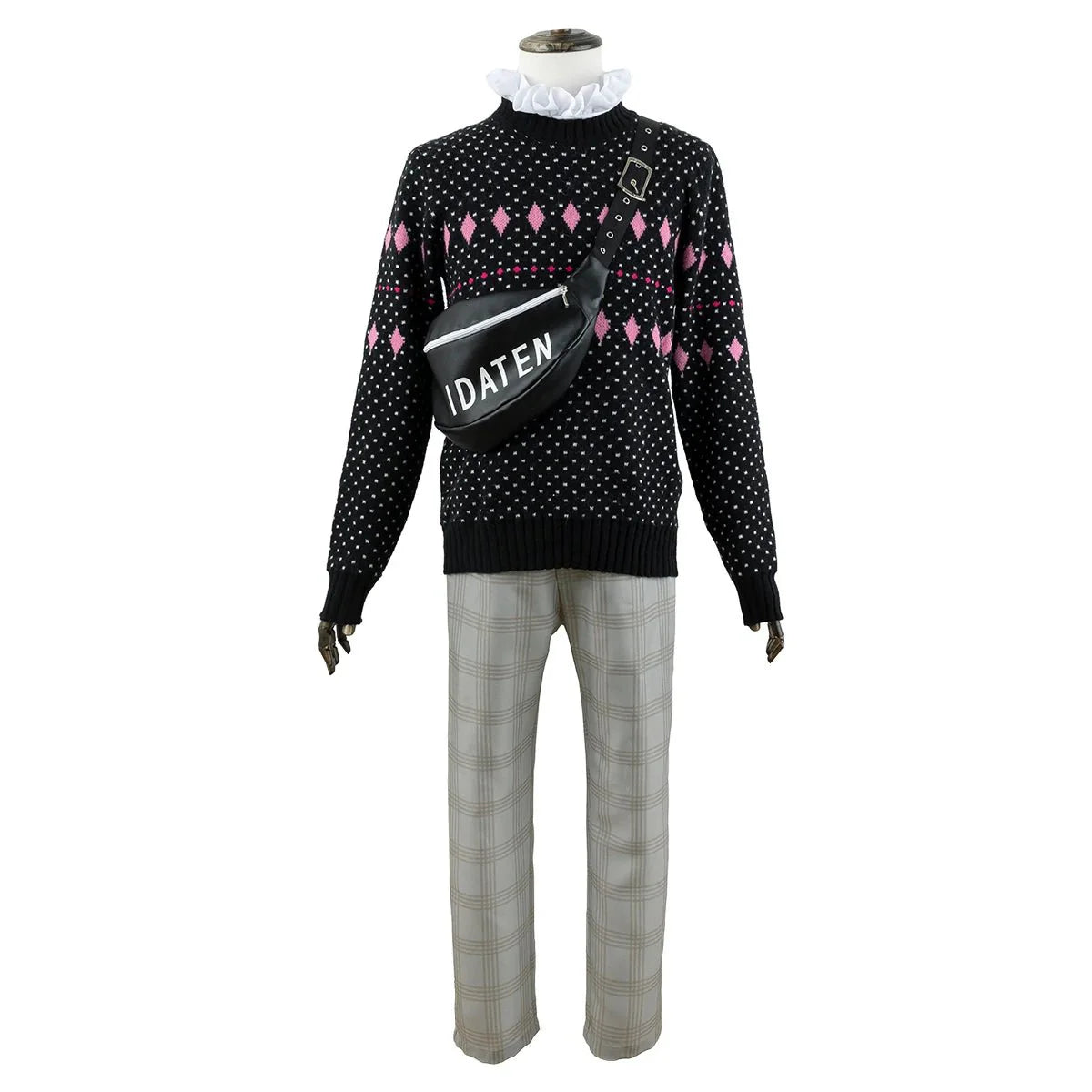 Astricos Chigiri Cosplay Costume - Blue Lock Anime Inspired Sweater Pants Outfit with Wig and Bag - Astricos