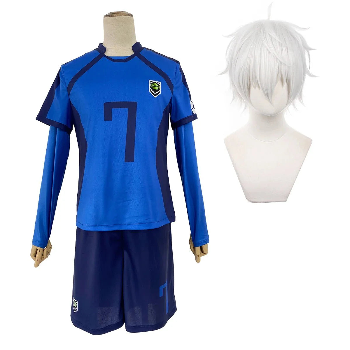 Astricos Blue Lock Anime Cosplay Wigs and Costumes - Bachira, Nagi, Sae, Kaiser, Hiori, Shidou, Yukimiya - Astricos