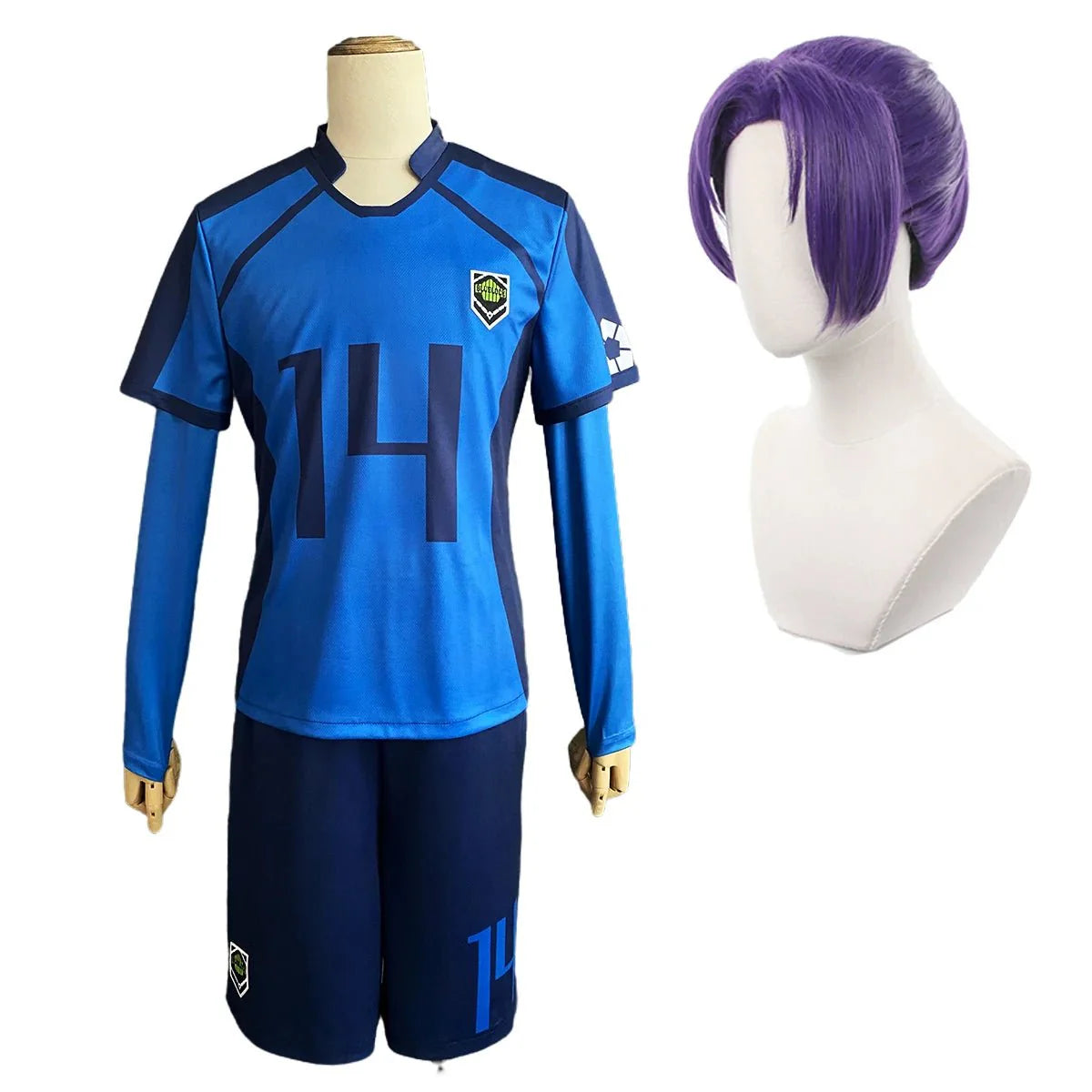 Astricos Anime Cosplay Costume Wigs - Blue Lock Characters Isagi, Bachira, Chigiri, Rin, Sae, and More - Astricos