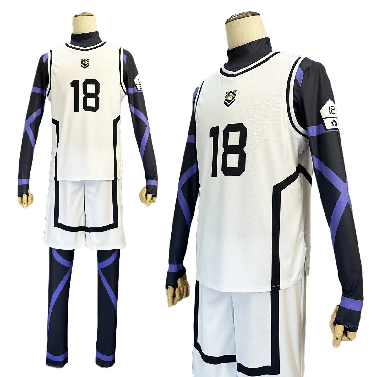 Astricos Blue Lock Anime Cosplay Costume - Authentic Football Uniform and Wig for Ultimate Fan Experience - Astricos