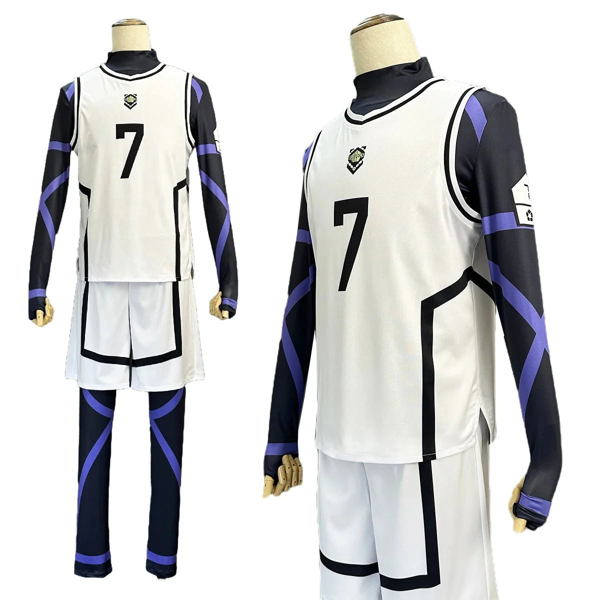 Astricos Blue Lock Anime Cosplay Costume - Authentic Football Uniform and Wig for Ultimate Fan Experience - Astricos