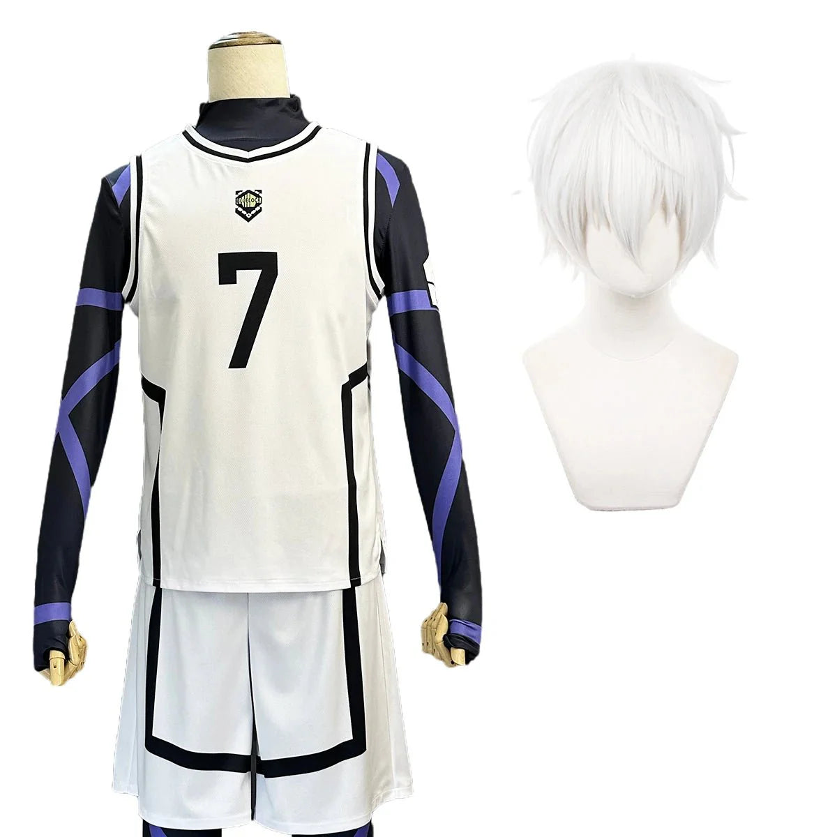 Astricos Blue Lock Anime Cosplay Costume - Authentic Football Uniform and Wig for Ultimate Fan Experience - Astricos