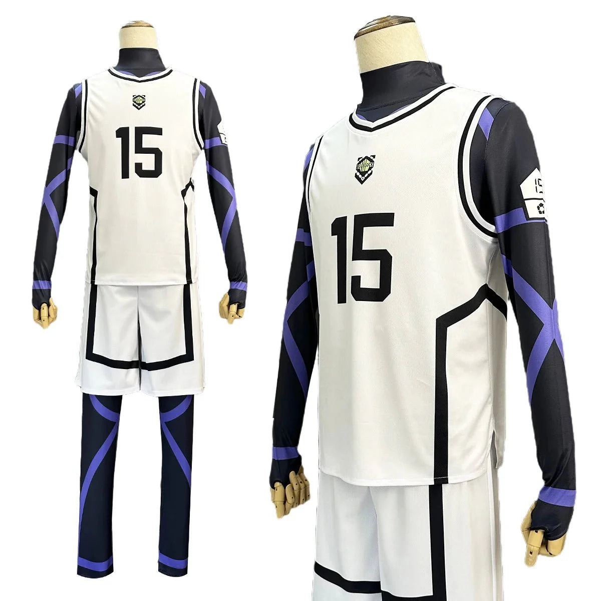 Astricos Blue Lock Anime Cosplay Costume - Authentic Football Uniform and Wig for Ultimate Fan Experience - Astricos