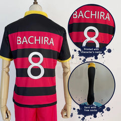 Astricos Anime Blue Lock FC Barcha Bachira Otoya Lavinho Cosplay Costume Wig Embroidery Football Uniform Halloween 3PCS Set - Astricos