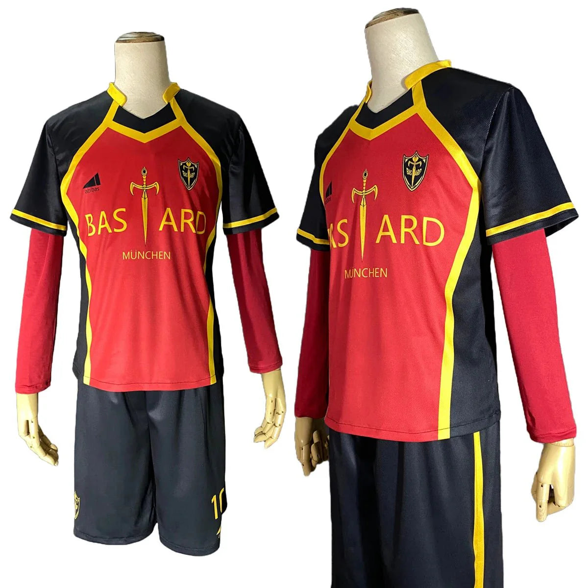 Astricos Blue Lock Anime Kaiser Ness, Isagi, Kurona, Hiori Cosplay Costume with Detailed Embroidery Football Uniform - Astricos