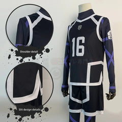 Astricos Bachira Cosplay Costume Set - Blue Lock Season 2 Anime Football Uniform and Wig - Astricos