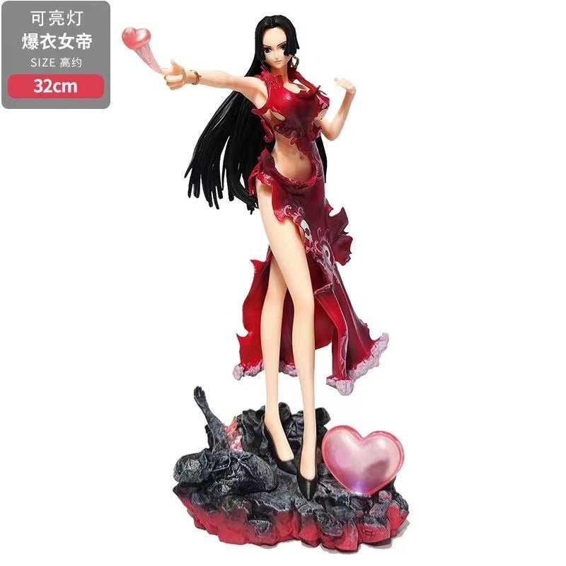 Astricos Boa Hancock ONE PIECE PVC Action Figure - Elegant Pirate Empress Statue for Desk or Display - Astricos