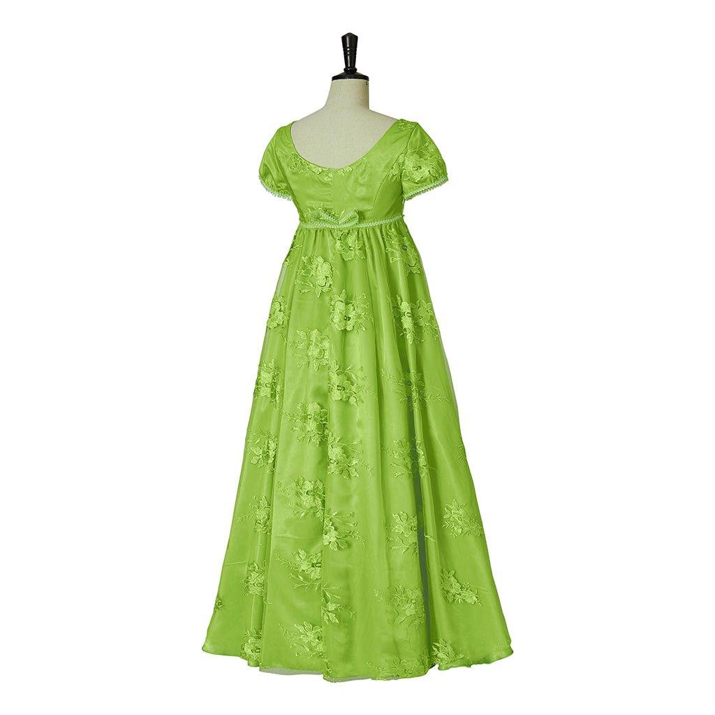 Astricos Cosplay Costume Green Empire Gown - Embrace the Charm of Regency Era - Astricos