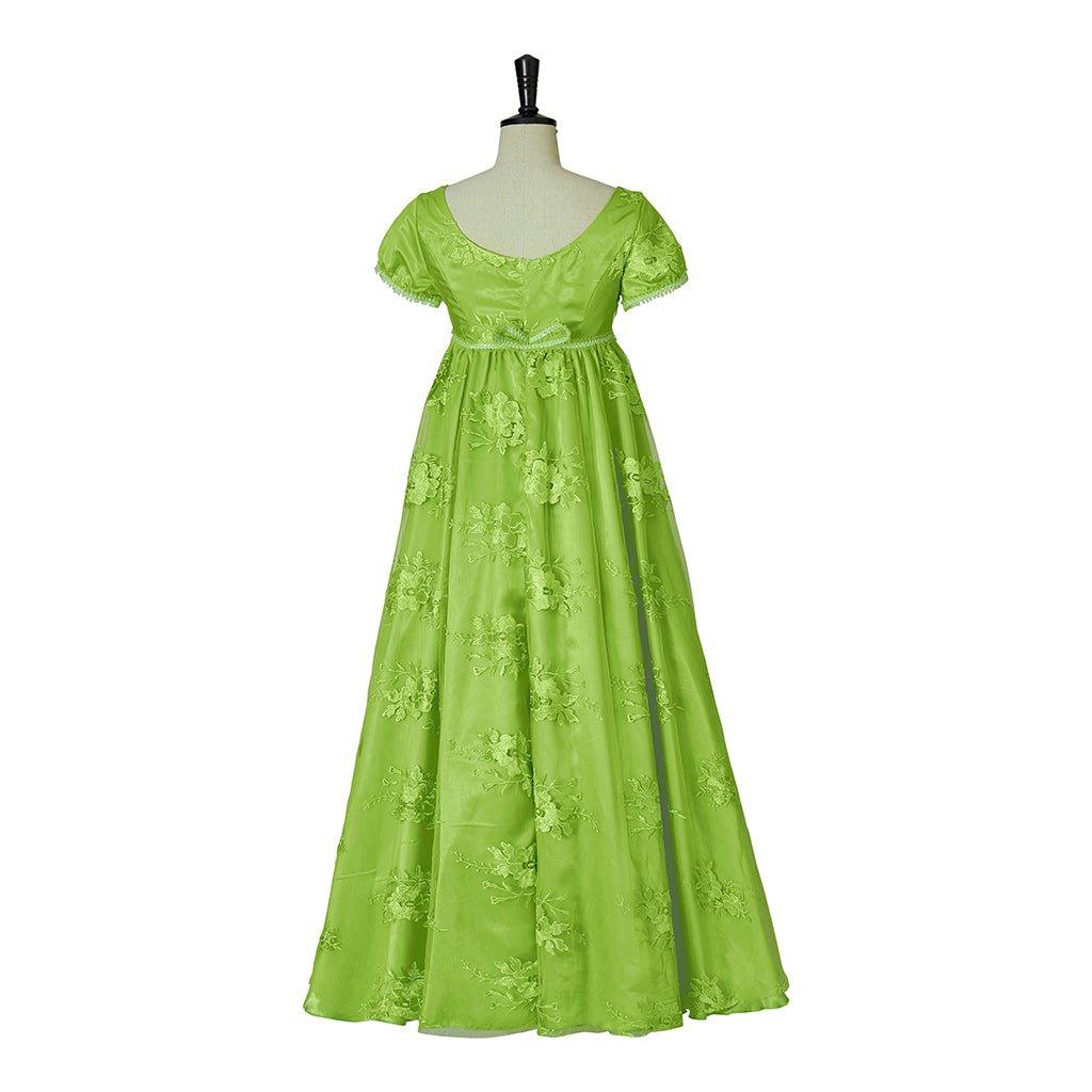 Astricos Cosplay Costume Green Empire Gown - Embrace the Charm of Regency Era - Astricos